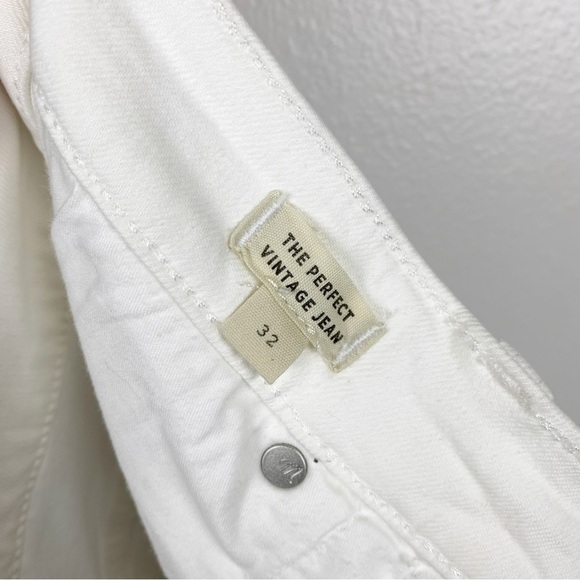 Madewell Perfect Vintage High Rise Tapered Leg Jeans Tile White Size 32 NWT - Picture 9 of 9